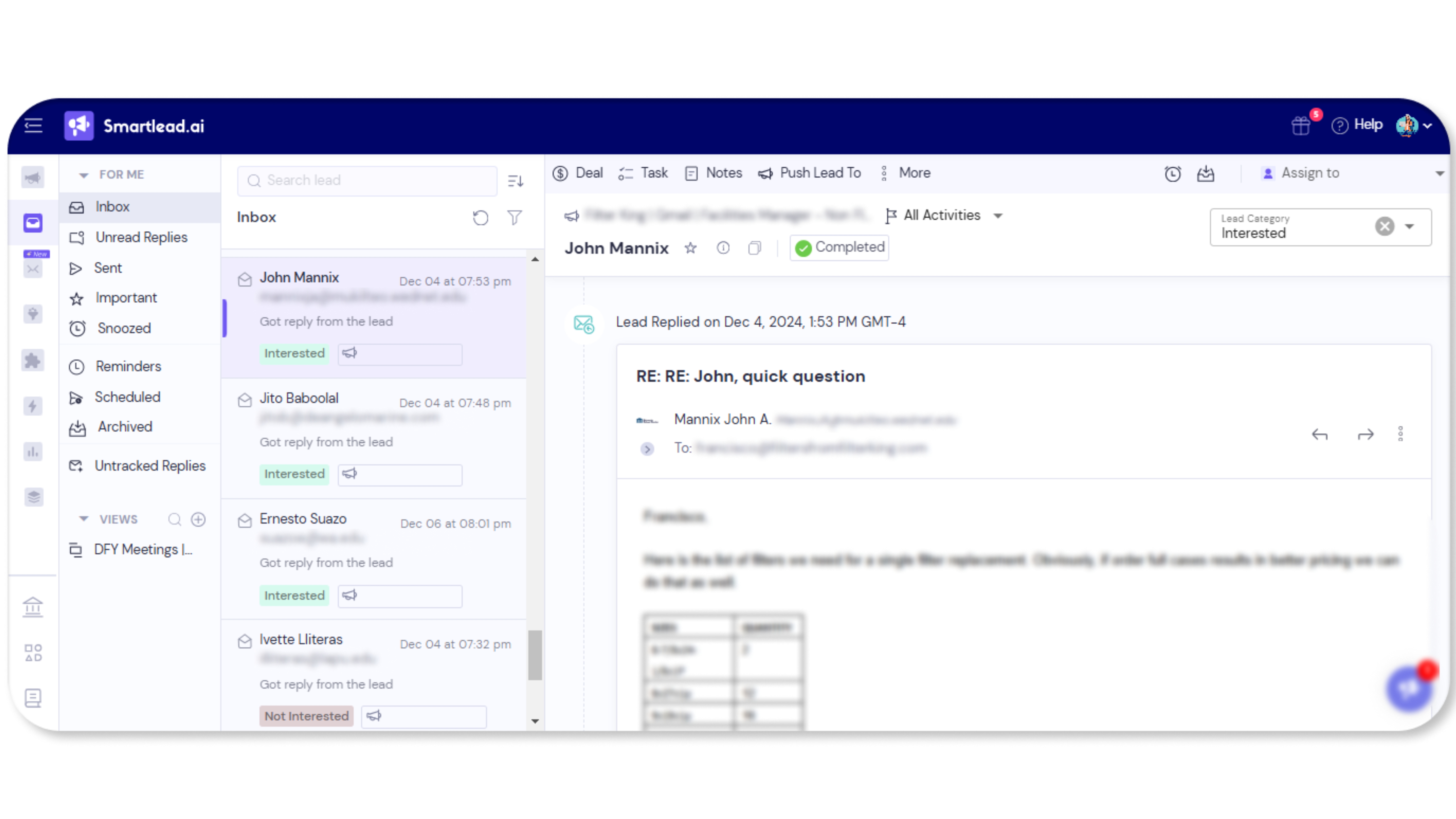 Smartlead.ai Workspace